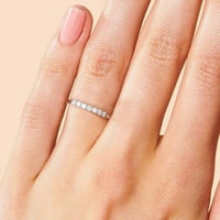 Kamen Multicolour Moissitni prstenovi za žene 0,7CTTW D Color VVS jasnoća laboratorija Kreirana Diamond