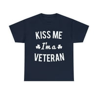 Poljubi me ja sam veteranska majica unizirane grafike