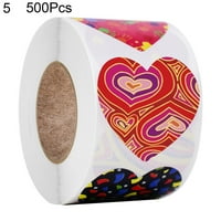 Kulturna koluta naljepnica u obliku srca naljepnica bomboni bo bomboni bočni zaljubljenici naljepnice za valentine