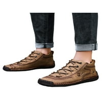 Sanviglor Mens casual cipele čipke up prijenosne nalaže poslovna haljina vožnja cipelama Vintage Comfort