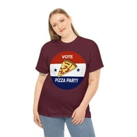 Glasajte Pizza Party Unise Graphic Tee majica