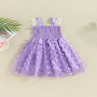 Stoljetna djeca dječje djevojke princeze haljina ljetno odijevanje bez rukava s leptirnim krilima Party