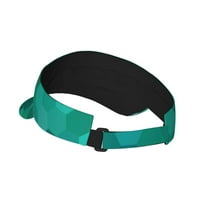 Šetičarski šešir, sportski štitnik za sunčanje HATS poliester smanjuje kugla za sunčanje za muškarce za muškarce - zeleni piksel saće