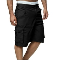 Teretne kratke hlače za muškarce Stretch Struk labavi fit Ležerne prilike na otvorenom s više džepova