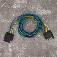 5-smjerni ravni priključni prikolica priključak za prikolicu priključak priključak priključak 5-polni ravni priključak 72in kodirani u boji žice za ožičenje kabelski snop proširenja USE za RV prikolicu