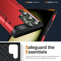za Samsung Galaxy A03S futrola sa Kickstandom, vojni razreda Otporni za zaštitu telefona Izdržljivo