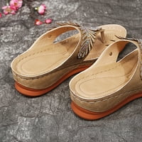 OAVQHLG3B sandale za žene čišćenje ljetnih dame flip-flops kline pete Sandale casual flip flops ženske cipele