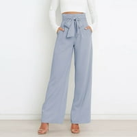 Corashan pantalone za žene, ženske ležerne temperamentne hlače na radnom mjestu labave i svestrane ravne