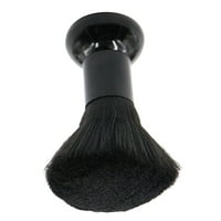 Crna prijenosna četka za čišćenje kose Plastična ručica četkica za kosu Barber Professional vrat Duster