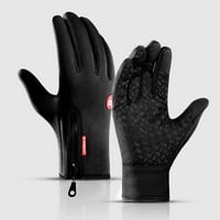 DENTAC Biciklističke rukavice Touchscreen Vodootporni flis termalne sportske rukavice za planinarenje