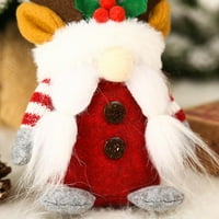 Lutka za božićnu dekoraciju - lutka bez lica, lutka iz elka, ukrasi prozora, ukras za božićne elf
