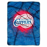 Los Angeles Clippers NBA Royal Plish Raschel pokrivač