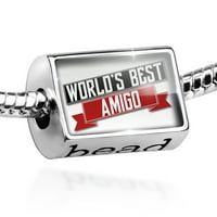 Bead Worlds Najbolji Amigo šarm odgovara svim evropskim narukvicama