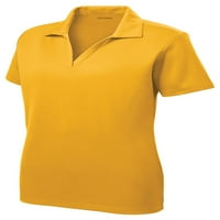 Ženska Dri-Equip kratka rukavska trkačka mreža MESH polo majica-2xl-zlato