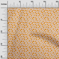 Onuone pamučna svila narančasta tkanina cvjetna šivaća materijala za ispis tkanina sa dvorištem širom