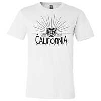 California Golden State Black Print Asst Boje Muške lagane majice The Tee