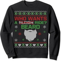 Ko želi vožnju brade ružnog božićnog džempera smiješne poklone duksere