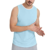 Luiyenes muškarci Ljetni fitness prsluk tenkovi modni fitness pokrenuti bluze vrhunske sportske modne,