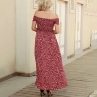 Turska haljina za šume Ležerne prilike Ležerne prilike ljetne cvjetne tiskane cijevi vrh Dugih plaža
