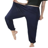 Seksi plesne žene plus veličine hlače elastična struka Sleep džepne pantalone meka PJ dno Stretchy Yoga