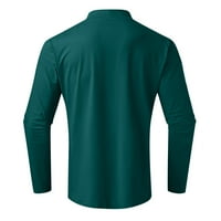 Tking modne muške majice dugih rukava zadebljana toplinska majica, majica za majicu s visokim ovratnikom