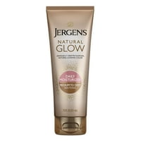 Jergens Natural Glow losion za samo tanner, dnevno lažno sunčanje, srednje do dubokog tona kože, dnevničevčani