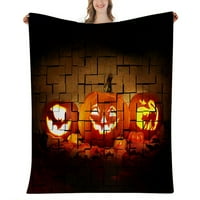Dekor za Halloween pokrivač-kalkoween pokrivač za spavaću sobu za spavaću sobu, dnevni boravak, 419