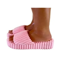 Ženske sandale Open Platform Platform Sandal klizanje na nejasnim slajdovima Comfort Wedge Cipela Žene