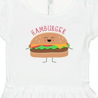 Inktastična slatka kawaii hamburger poklon toddler djevojka haljina