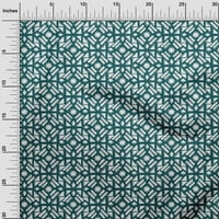 Onoone organsko pamučno voirano-voile tkanine geometrijski blok tiskani tkaninski dvorište širom