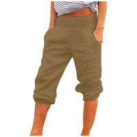 GATHRGPYP WOGE HLAČNE SVEĆE 5 USD, ženske hlače sa širokim nogama pamučne pantalone ravne hlače casual