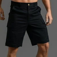 Teretne kratke hlače za mens ljetne hlače u boji džepne crtanje labavih džepova Casual Sportski trčanje