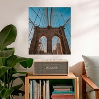 Newwward Styles Ny Wall Art American Style Brooklyn Bridge News New York Poster Decor neboders u NYC
