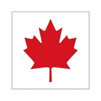 Cafepress - Kanada Naljepnica zastava - Square naljepnica 3 3