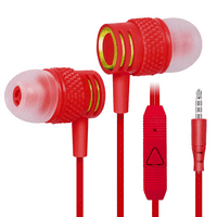 Urban R žičane slušalice sa mikrovima za mate 40e sa kablom bez zapetljanja, zvukom i izolirajućim slušalicama, dubokim basom, u ušnim pupom silikonskim savjetima