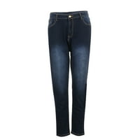 Dadaria Womens Jeans High Stretch Weight Stretch Žene visokog struka Casual Hlače tinejdžeri klasični