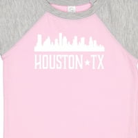 Inktastični Houston Texas Skyline t Gradovi Poklon Baby Boy ili Baby Girl Bodysuit