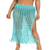 Sanviglor WomenSit Wrap Crochet Sarong kupaći kostimi izdubljeni suknji od suknje od suknje od suknje