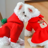 Jiaroswwei kostim kostim crtani jeleni Cosplay topli psi Psi sa par kapuljača dukserica za Božić