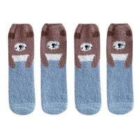 Parovi ženskih ležernih životinja Print pamuk uzorak Lady Socks Tube Udobne čarape