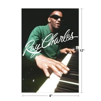 Ray Charles Signature Music Cool ogroman veliki divovski poster ART 36x54