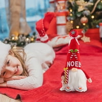 Ankishi božićna bez lica lutka LED ručno razigrana užarena patuljak ukras