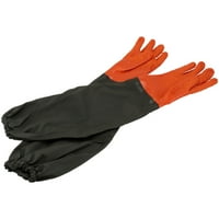 Rosarivae 1Pair Vodootporne ribolovne rukavice otporne na vrtne radne rukavice crna narandžasta