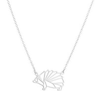 Kiplyki Veleprodaja kreativne ogrlice ženski šuplji ježev privjesak, poklon za djevojku