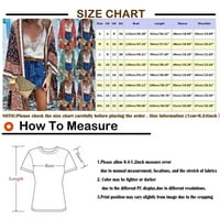 Tking Fashion Womens Plus size labav dugi rukavši s kardnom kardigan boho V izrez Bell rukava Bluza Blue 5xl