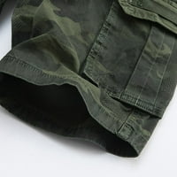 Maške maskirne maskirne casuflijeve džepove kratke hlače Kamo vojne kratke hlače plus veličina zelena