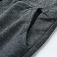 Duksevi Aaiyomet za muškarce sa džepovima Muške osnovne aktivne jogger hlače - redovne i velike i visoke veličine, tamno sivi XL