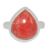 Prirodni Rhodochrosite Jelly Sterling Silver Ring nakit s. ALLR-19547