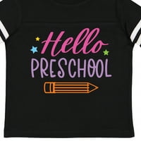 Inktastic Povratak na školu Pozdrav Predškolski poklon Dječak malih majica ili majica Toddler