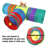 Tunel za kućne ljubimce u zatvorenom kutu kućni ljubimac tunel svučene tunelske tunele kitty tunel peek igračke za kućne ljubimce za mačke za mačke štenad zečevi, dužina